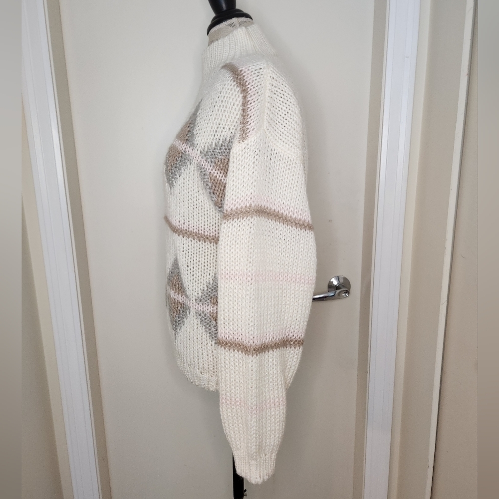 80s Scandanavian Winter Sweater - Picture 2 of 8